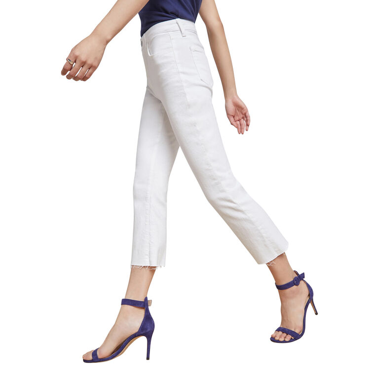 Kendra Cropped Flare Jean image number null