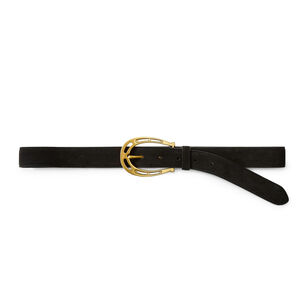 Suede Horseshoe Belt