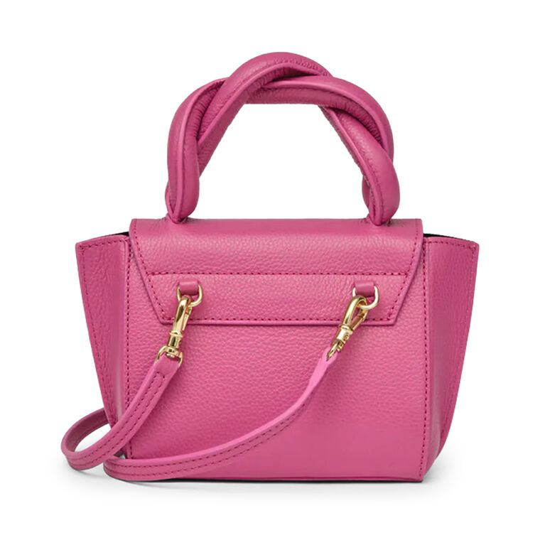 Montalcino Grained Leather Top Handle Mini Bag image number null