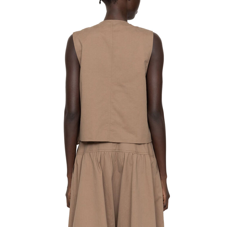 Lois Twill Vest image number null