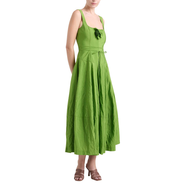 Flower Joisian Sleeveless Midi Dress image number null