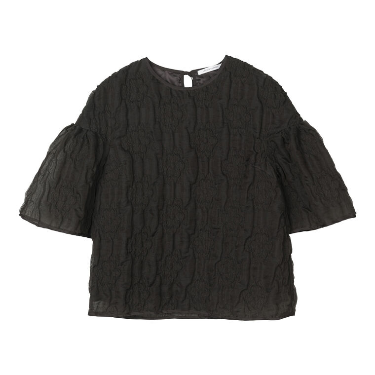 Bryndis 3/4 Sleeve Avens Matelasse Top image number null