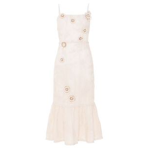 Joy Sleeveless Lace Midi Dress