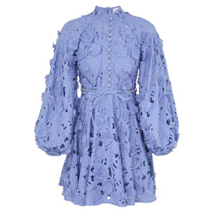 Patience Belted Long Sleeve Mini Dress