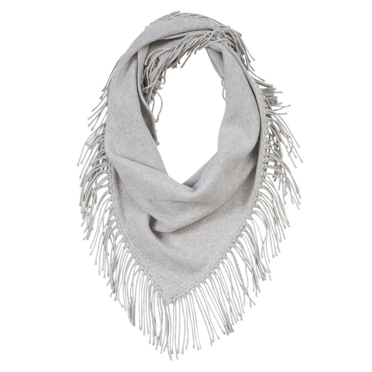 Fringe Triangle Scarf image number null