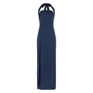 Cynthia Sleeveless High Slit Gown