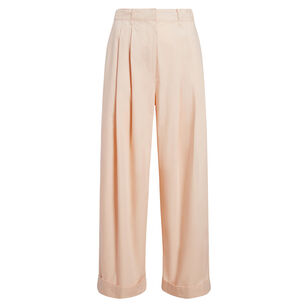 Kyle Cropped Pant In Brushed Poplin