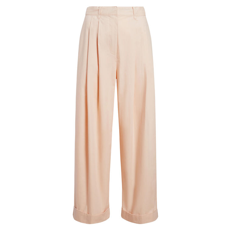Kyle Cropped Pant In Brushed Poplin image number null