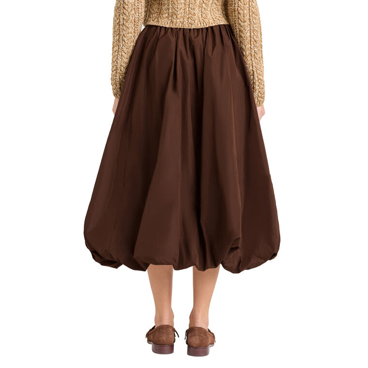 Cellah Taffeta Midi Skirt image number null