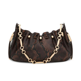 Halcyon Snake Print Clutch