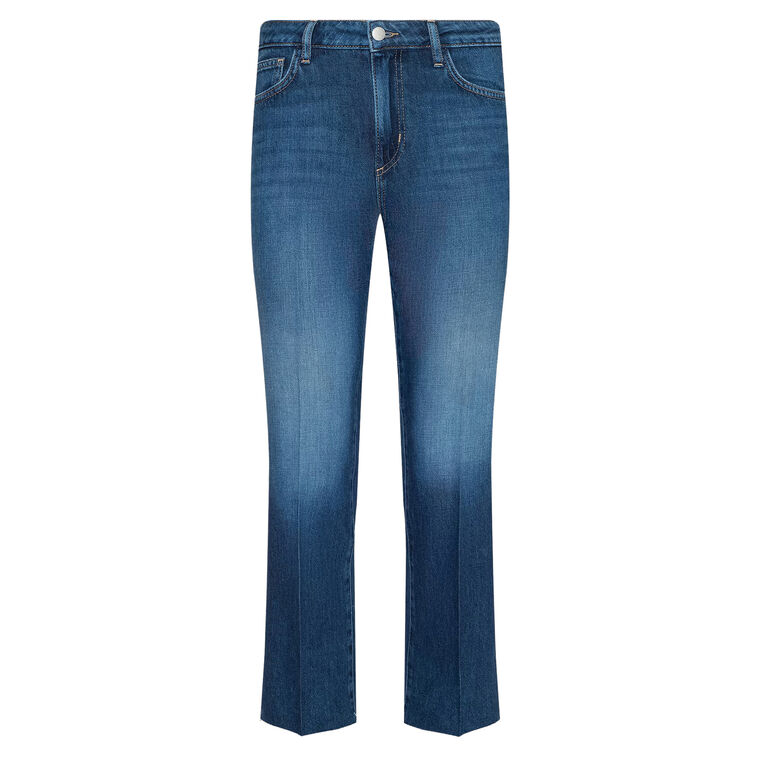 Wanda High-Rise Cropped Wide Leg Jean image number null