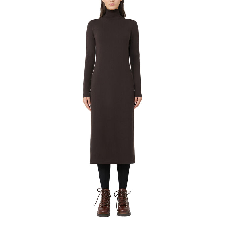 Ocroma Long Sleeve Wool Knit Midi Dress image number null