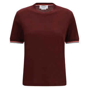 Short Sleeve Rib Cuff Tee