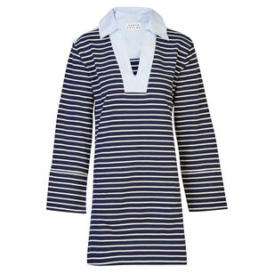 Whitney Long Sleeve Collared Mini Dress