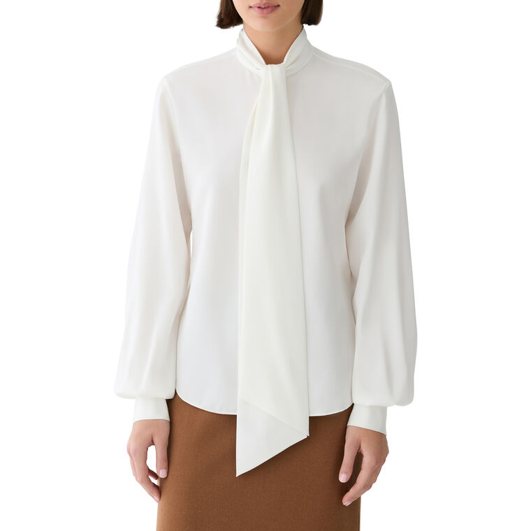 Blouse with Tie Neck image number null