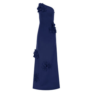 Everard Flora One-Shoulder Gown