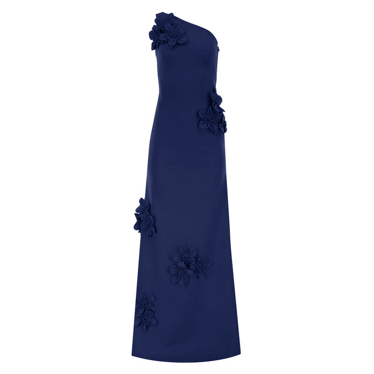 Everard Flora One-Shoulder Gown image number null