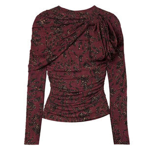 Neema Draped Jersey Top