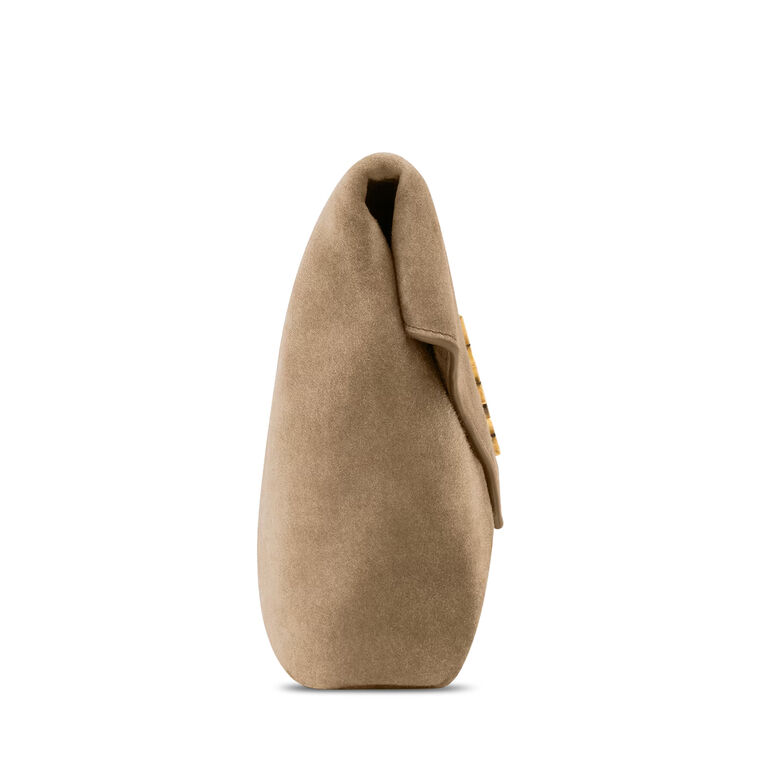 Cassandre Large Envelope Suede Pouch image number null