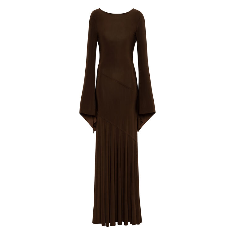 siedres brown dress Eterne Women's Iris Maxi Dress – Saint Bernard