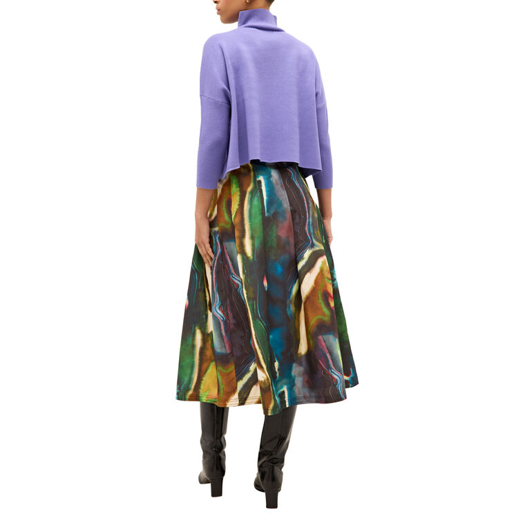 Claudie Mock Neck Popover Sweater image number null