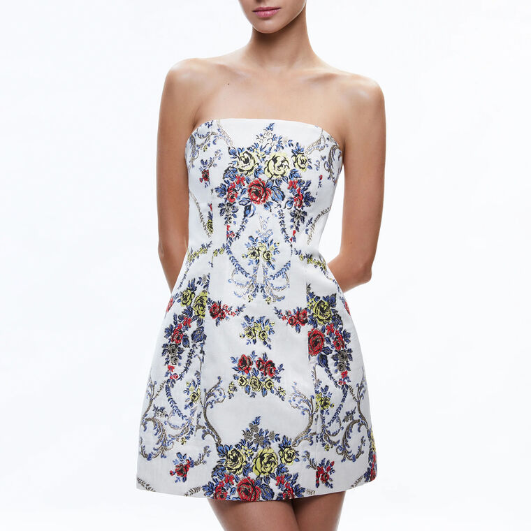 Velia Strapless Mini Dress image number null