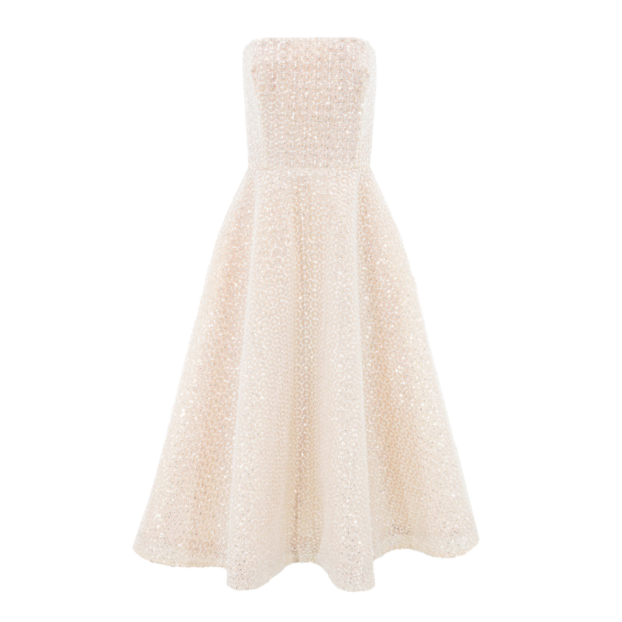 Anthropologie ★ Helsi Vivi Strapless Beaded Midi Dress Vivi Strapless Beaded Midi Dress
