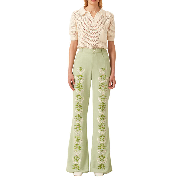 Bunny Trumpet Love Silk Pant image number null