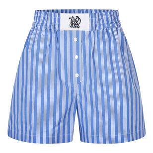 Natie Striped Boxer-Inspired Short