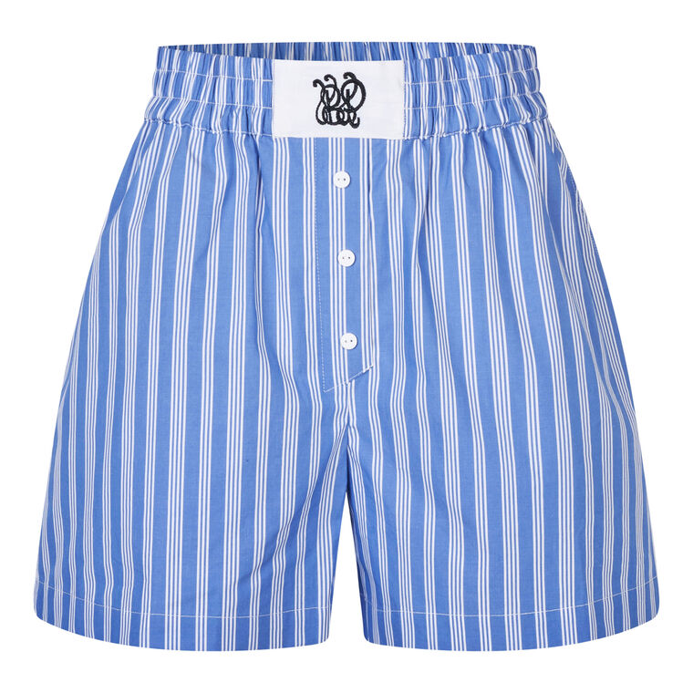 Natie Striped Boxer-Inspired Short image number null