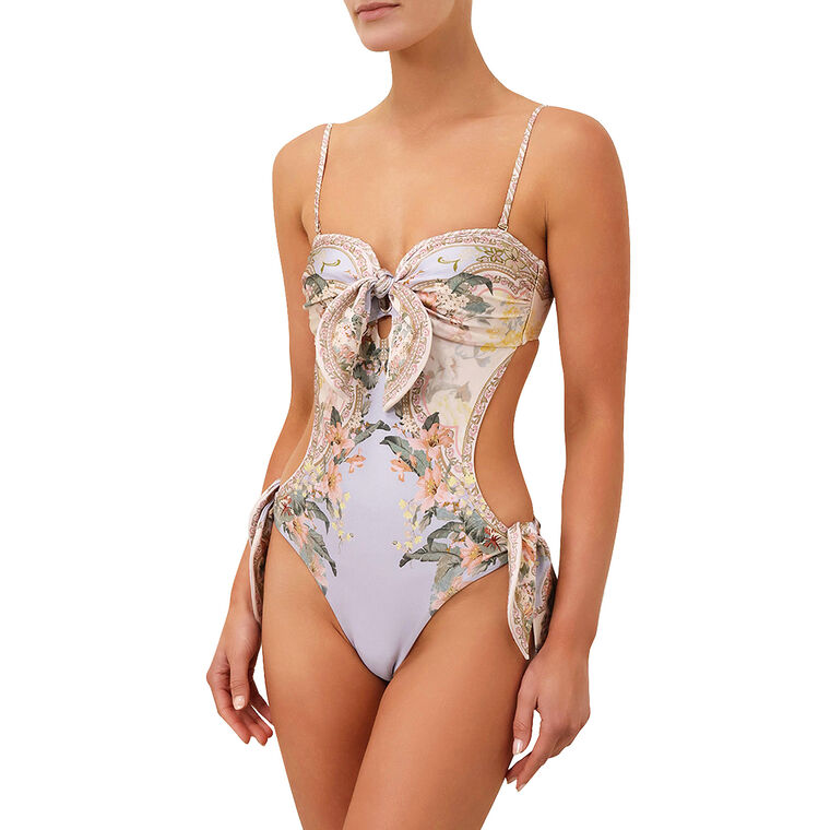 Wylie Scarf Tie One-Piece Swimsuit image number null