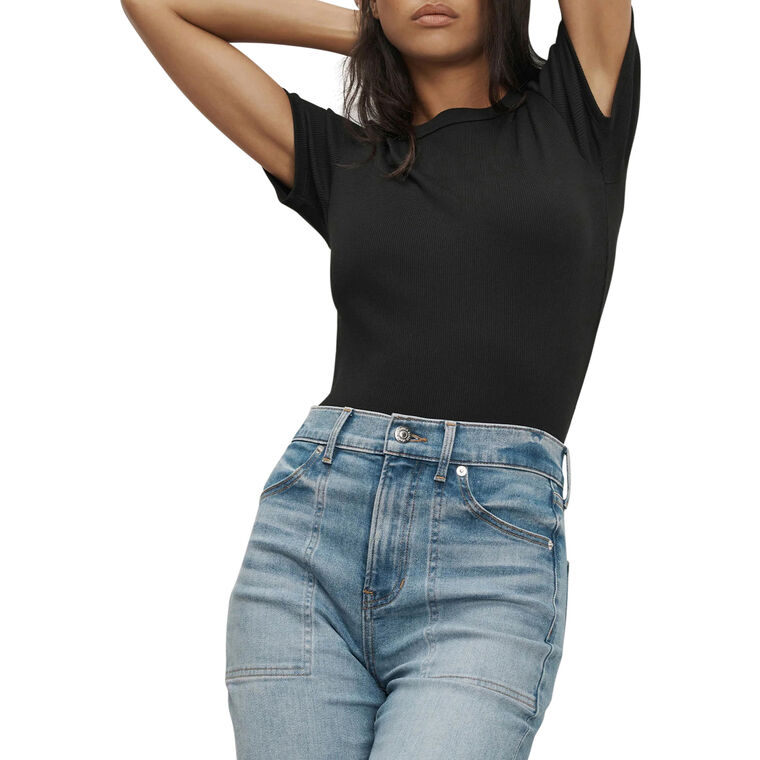 Pruitt Ribbed Tee image number null
