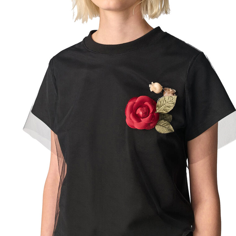 Floral Tulle T-Shirt image number null