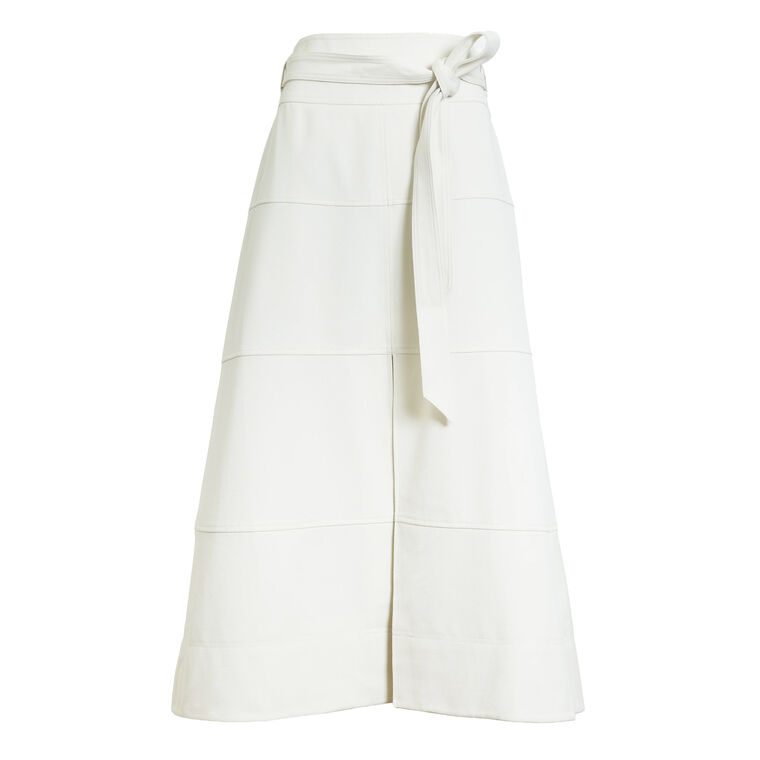 Hudson Belted A-Line Midi Skirt image number null