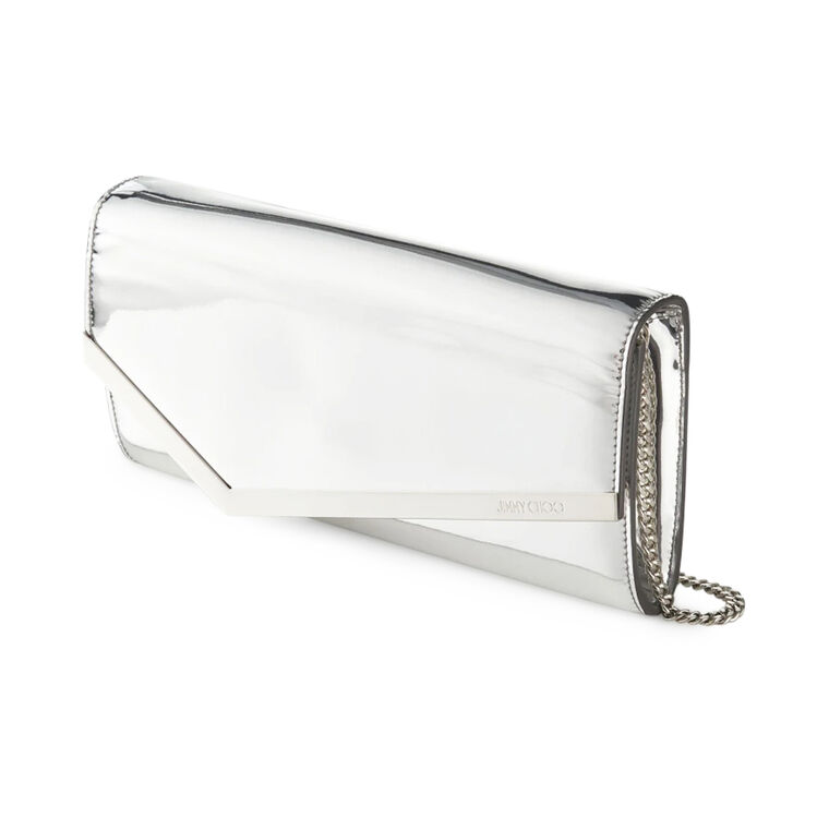 Emmie Mirror Fabric Clutch image number null