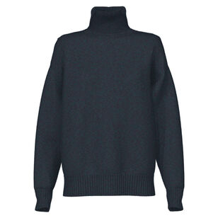 Cashmere Gauzy Relaxed Fit Turtleneck Sweater