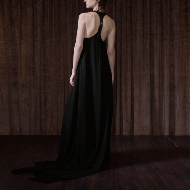 Chiffon Maxi Dress image number null