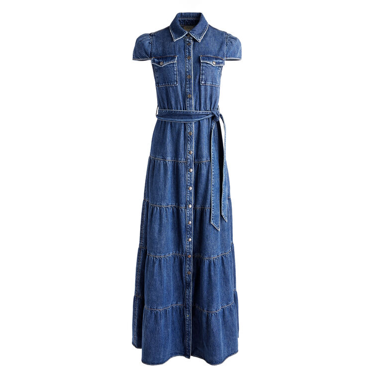 Miranda Maxi Denim Dress image number null