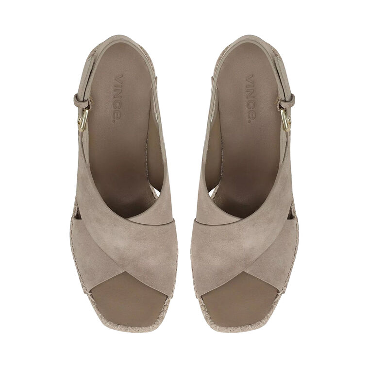 Georgia Suede Espadrille Wedge Sandals image number null