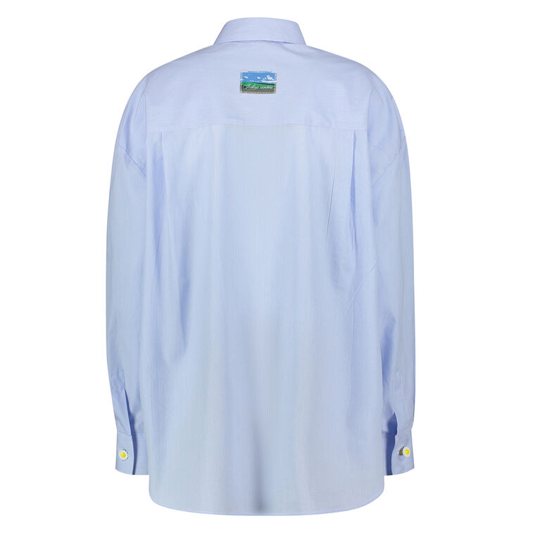 Oversized Button Down With Daisies image number null