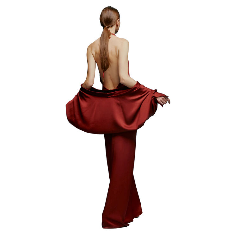Jazmin Halterneck Maxi Dress image number null