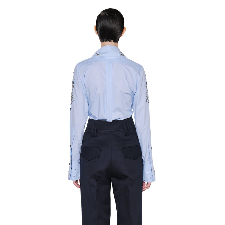 Embellished Cotton Classic Shirt image number null