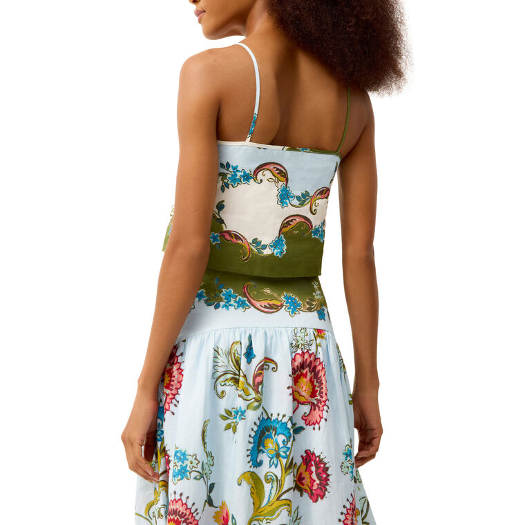 Kyra Sleeveless Cropped Top image number null