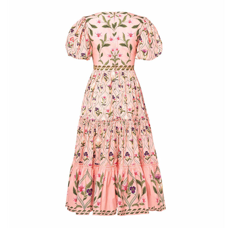 Alga Flora Embroidered Midi Dress image number null