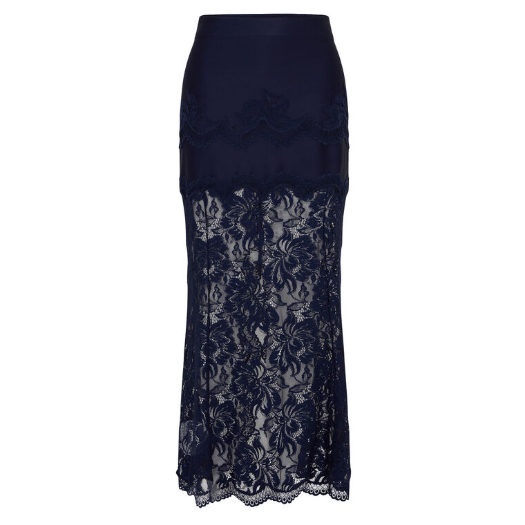 Lace Midi Skirt image number null