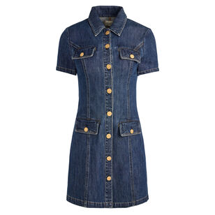 Jamie Short Sleeve Denim Mini Dress