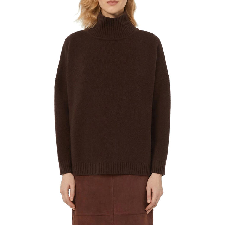 Borgia Wool Knit Long Sleeve Turtleneck Sweater image number null