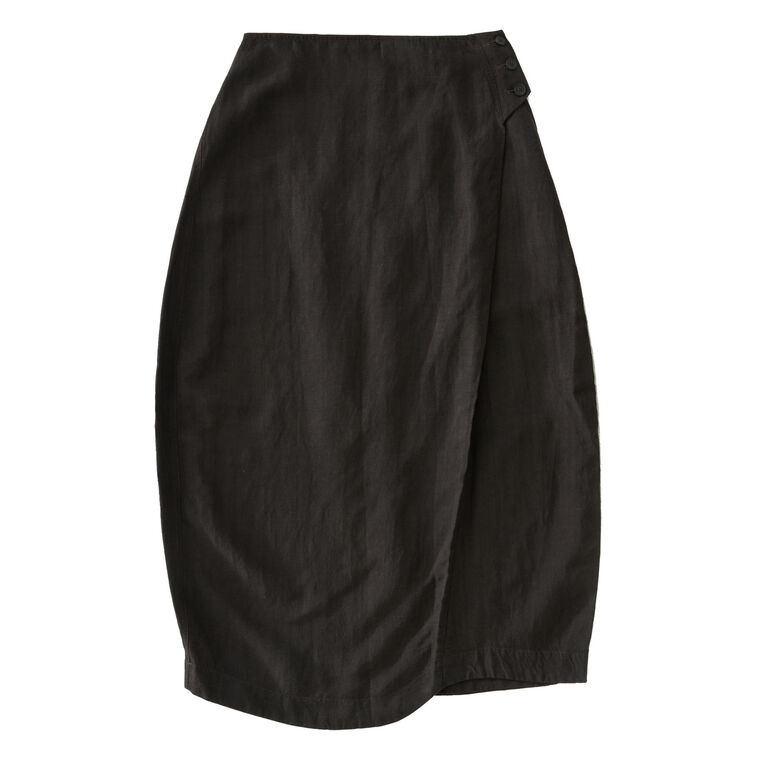 Deep Pleat Curved Skirt image number null