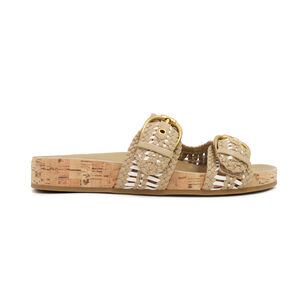 Prue Woven-Leather Sandal