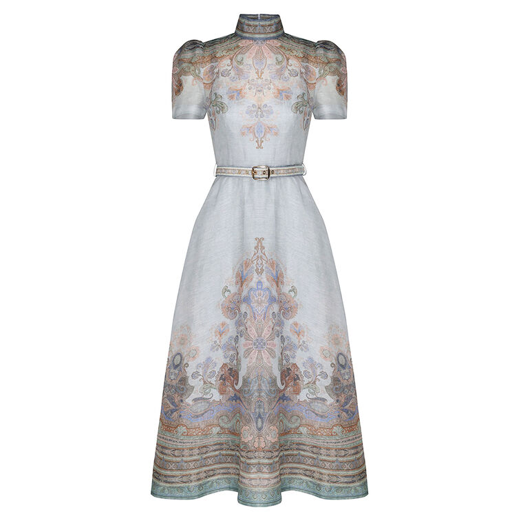 Eden Belted Midi Dress image number null